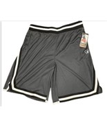 AND1 Sideline Shorts Ebony Men Large Gray Basketball Sports Training Wor... - $26.63