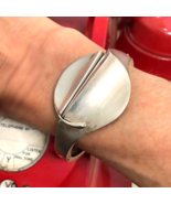 GORGEOUS Unisex Silver Modernist bANGLE CIRCA 1970s ! OFFeR! - $20,099.69 MXN