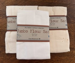 6 Jumbo Flour Sack Towels Pro Series Culinary Collection Housewears 3 packs of 2 - £19.02 GBP