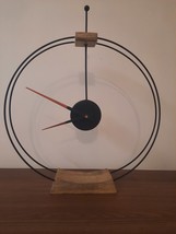 Reloj de mesa minimalista redondo Art Home Deco hecho a mano a prueba de... - £95.91 GBP