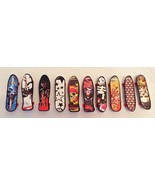 Lot of 10 Mini Skateboards Fingerboards Finger Toys Graphics on Both Sid... - $194.12 MXN