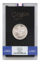 1883-CC $1 NGC/GSA MS63 (Box) - £339.60 GBP