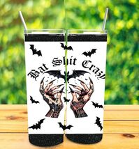 20oz Bat Sh,,,,, Crazy  insulated Tumbler with sliding lid &amp; 2 straws - $19.80