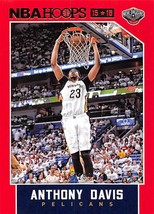 2015-16 NBA Hoops RED #165 Anthony Davis Pelicans SER NUM 116/299  - $3.14