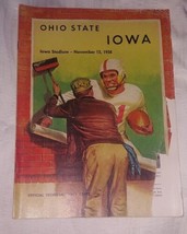 1958 Iowa Hawkeyes vs. Ohio State  Football Game Program, Nov . 15th 1958 - £44.00 GBP
