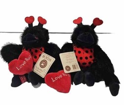 Valentine Boyds Bear Love Bug Gorilla Kirby Heart 2003 Lot Of 2 - $16.78