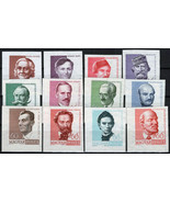 ZAYIX Hungary 1307//1322 LH Imperf Portraits Historical Figures 092023S121 - £19.83 GBP