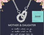 Mothers Day Gifts for Mom, Sterling Silver Necklace for Women, S925 Doub... - £25.86 GBP