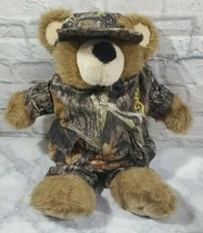 Browning Plush Bear Brown Camouflage Clothes 17 Inch Kid Gift Toy Stuffed Animal - £23.62 GBP