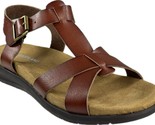 EASTLAND WOMEN&#39;S CASEY BROWN T-STRAP SANDAL, 2192-02 - $39.99