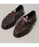 Deer Stags Bamboo2 Sandals Men Size 12 M Brown Leather - $19.35