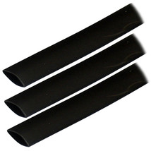 Ancor Adhesive Lined Heat Shrink Tubing (ALT) - 3/4&quot; x 3&quot; - 3-Pack - Black [3061 - £3.73 GBP