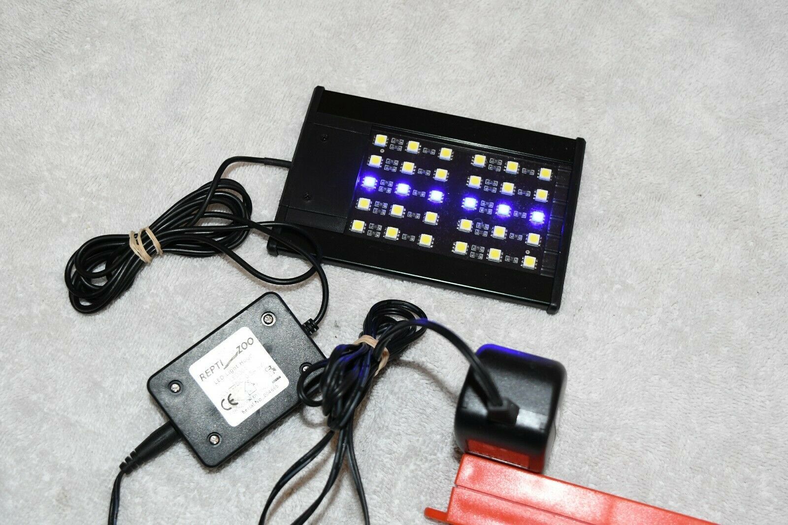 Repti Zoo LED Light Day Or Night light hood w plug only model LED001 2d