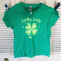 St. Patrick&#39;s Day &quot;Lucky Lady” T-Shirt Size Woman’s Large #2 - £7.50 GBP