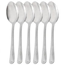 Gibson Home Tustin 6 Piece Stainless Steel Dinner Spoon Flatware Set in ... - $35.47