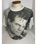 SUPER RARE Vtg Randy Travis Shirt Mens Teena Shirts Nashville All Over P... - $103.47 CAD