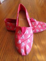 MLB Arizona Deiamondbacks Ladies Red Canvas Shoes Slippers Forever  (XL/... - $8.66