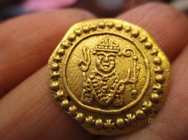 Gold Germany bracteate Henry von Tanne , unpublished?, fantasy? VERY RARE - $347.38