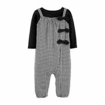 Carter&#39;s Baby Girls 2-Pc. T-Shirt and Gingham Jumpsuit Set - £9.07 GBP