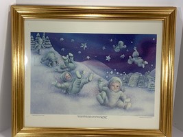 Snowbabies Print By Kirsten Soderlind Dept 56 Limited Edition 1997 - Framed - £22.42 GBP