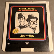 Vintage CED VideoDisc Vestron Video 1983 The Flying Deuces Laurel &amp; Hardy - £13.11 GBP