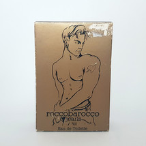 ROCCOBAROCCO Gold Jeans EDT 2.5oz/75ml Eau de Toilette Men Boxed &amp; Sealed Rarity - £104.65 GBP
