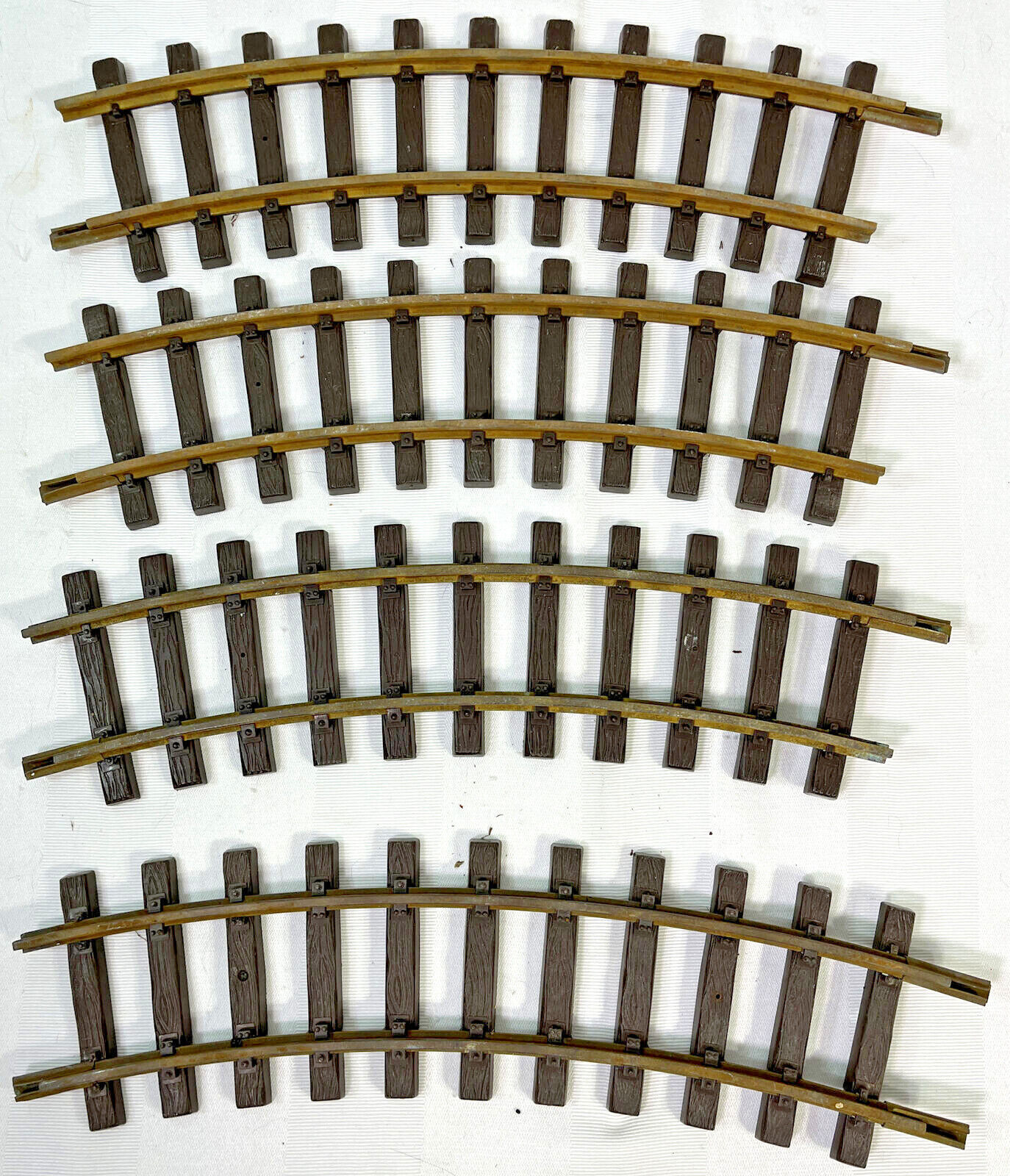 4 PC G Scale 12 inch Curved Track - $19.68