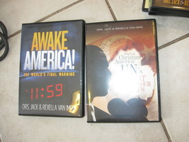 LOT of 2 DVDs Awake America / Attack on Christian UN&#39;s Threat  Jack Van ... - $353.98 MXN