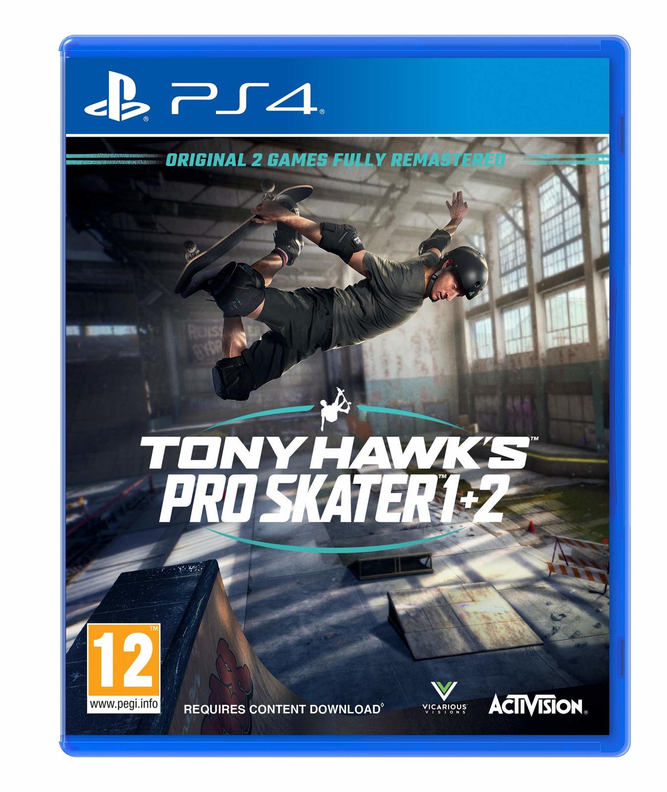 Primary image for Tony Hawk's Pro Skater 1 + 2 (PS4) [video game]