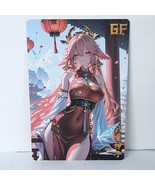 Yae Miko Waifu Card Anime Girl Wall Sake Japan Art Oversized Board A5 - $22.76