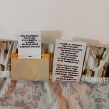 Ruby Rd. Elastic Waist Women's Brown & Beige Geometric Long Skirt Size XL image 4