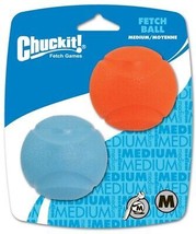 Chuckit! Fetch Ball Dog Toy Assorted 1ea/2 pk, MD - £12.59 GBP