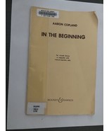 In The Beginning by Aaron Copland Book Paperback Ex-Library - £8.88 GBP