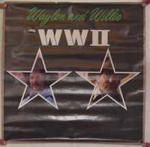 Willie Nelson Waylon Jennings Poster WWII 22x22 - $179.99