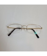 Salvatore Ferragamo Eyeglasses Frame 1617 509 Men&#39;s Gold Tone Half Rim 5... - $923.41 MXN