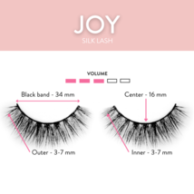 Red Aspen Luxe False Lash (New) Joy - 3D Lashes, Made From Silk &amp; Luxe Fibers. - £16.40 GBP
