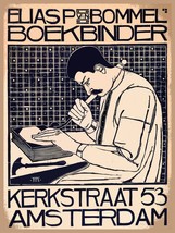 8959.Decoration Poster.Home room design decor print.Dutch.Book Binder.Library - £12.70 GBP+