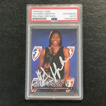 2000 Fleer Ultra WNBA #25 Yolanda Griffith Signed Card AUTO PSA Slabbed - £101.98 GBP