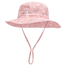 Kid&#39;s Girls Pink Horse Sun Protection Hat(3-8 Years) - £7.98 GBP