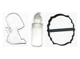 Prayer Vigil Praying Candle Faith Set of 3 Cookie Cutters USA PR1465 - £3.98 GBP