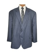 OAK HILL Blue Plaid Wool Sport Coat Blazer Size 4XL 58R / 60R - £107.35 GBP