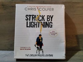 Struck by Lightning Carson Phillips Journal Audio Book Christopher Colfer Sealed - £13.20 GBP