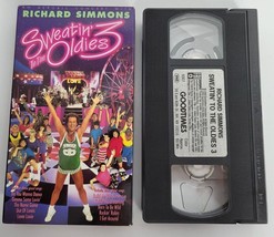 Richard Simmons Sweatin&#39; To The Oldies 3 An Aerobic Concert Exercise VHS - £3.92 GBP