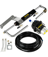 Hydraulic Outboard Steering System Kit 90HP Marine Cylinder Helm Tubing ... - £345.02 GBP