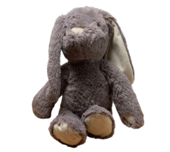 Elegant Baby Gray Bunny Rabbit Security Blanket Plush Lovey Lovie 15 inch - £10.96 GBP