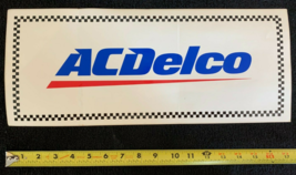 AC Delco Racing Sticker Sign Banner Vintage 17.5&quot; x 7.25&quot;   RH - £11.38 GBP