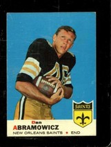 1969 Topps #36 Dan Abramowicz Vgex (Rc) Saints *X87451 - £4.23 GBP