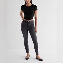Express Washed Black Jeans Women’s 6 Stone Wash Skinny Color Denim Dark ... - $22.77