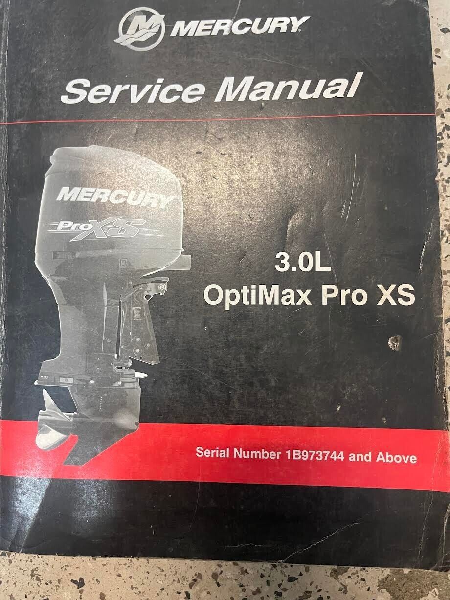 Mercury Service Manuel 30L Optimax Pro XS Atelier 908M0071433 2013