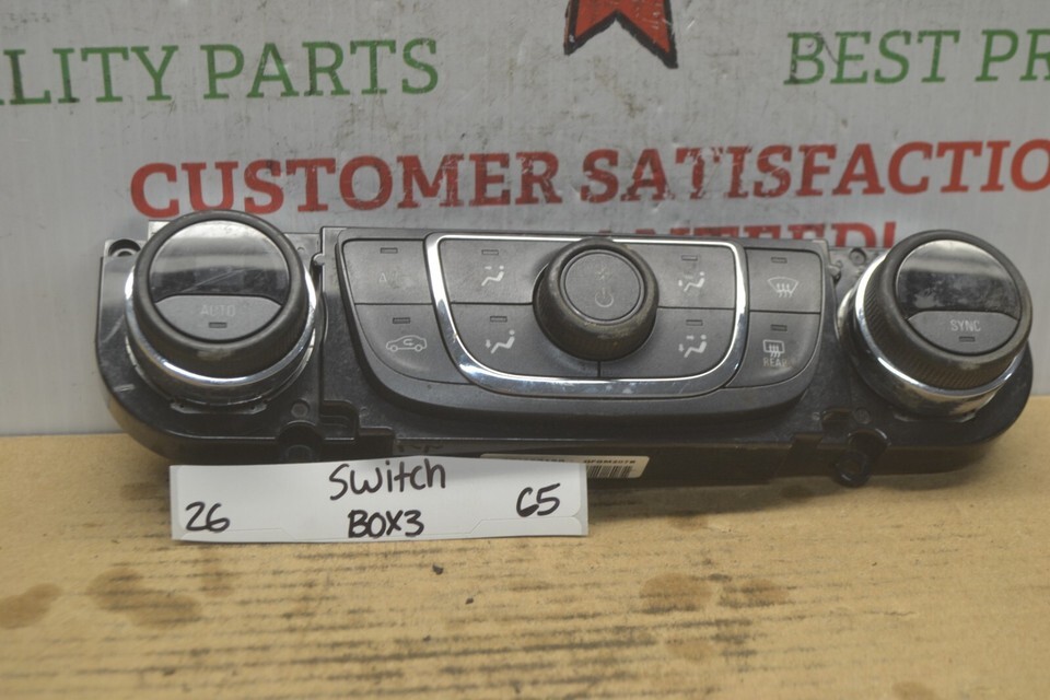 2014-17 Chevrolet Impala Temperature AC Climate 84429867 Control 65-26 Bx 3 - $11.75